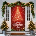 thumbnail image 4 of Uutvery Christmas Door Cover 35x72 Inches, Santa Claus Pattern with Durable Fabric,Xmas Door Hanging Decor for Indoor and Outdoor Holiday Decorations, 4 of 6