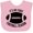 AD-Pink, variant on Inktastic It's My 1st Football Season Boys or Girls Baby Bib