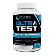 Ultra Test Men's Testosterone Booster Supplement - Natural Muscle Builder Enlargement Pills, Energy, Stamina & Libido - 90 Capsules