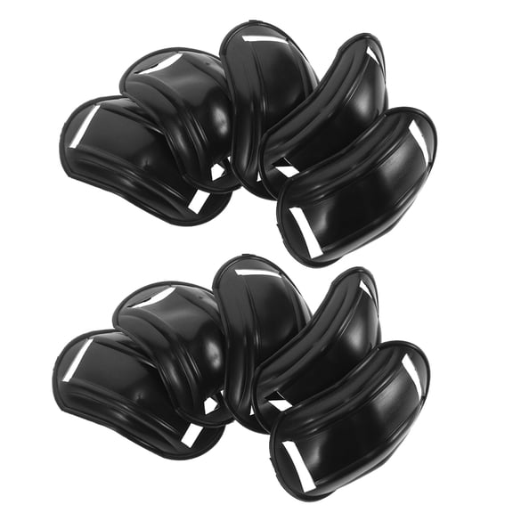 KONTONTY 10pcs Adjustable Plastic Helmet Chin Pads Comfortable Softball Mask Chin Pads Anti-Slip Helmet Face Mask Chin Cups For Motorcycle Bike And Ski Helmets
