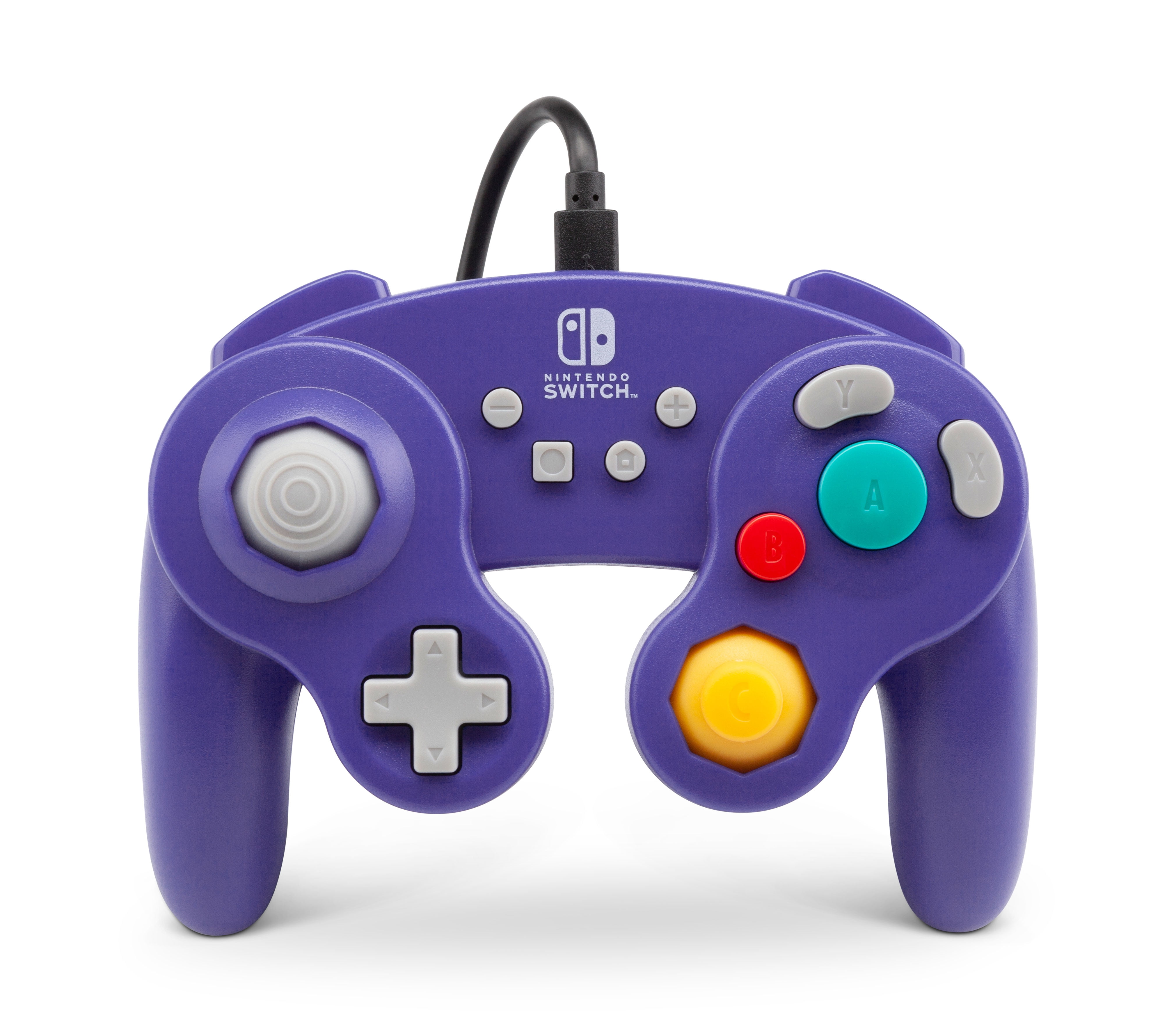 kwartaal Vergelijkbaar Aggregaat PowerA GameCube Style Wired Controller for Nintendo Switch - Purple -  Walmart.com