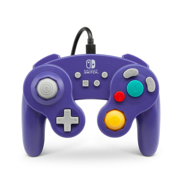 Powera Wired Controller For Nintendo Switch Gamecube Style Purple Walmart Com Walmart Com
