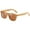 Brown, variant on Trendy Bamboo Sunglasses for Unisex, Polarized UV400 Protection, Resin Lenses, Strong and Fashionable Frames, 100% Visible Light Transmission