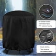 thumbnail image 1 of YAOMOBB Snow-proof Cover Round Waterproof BBQ Cover Drawstring Fix Design Double Stitching Coating for Outdoor Grill, 1 of 6