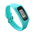thumbnail image 1 of EstbridgeLed Pedometer Bracelet Wrist Calorie Counter 12/24H Time Display Walking Running Pedometer Multi-function Silicone Step Tracker for Adults, 1 of 10