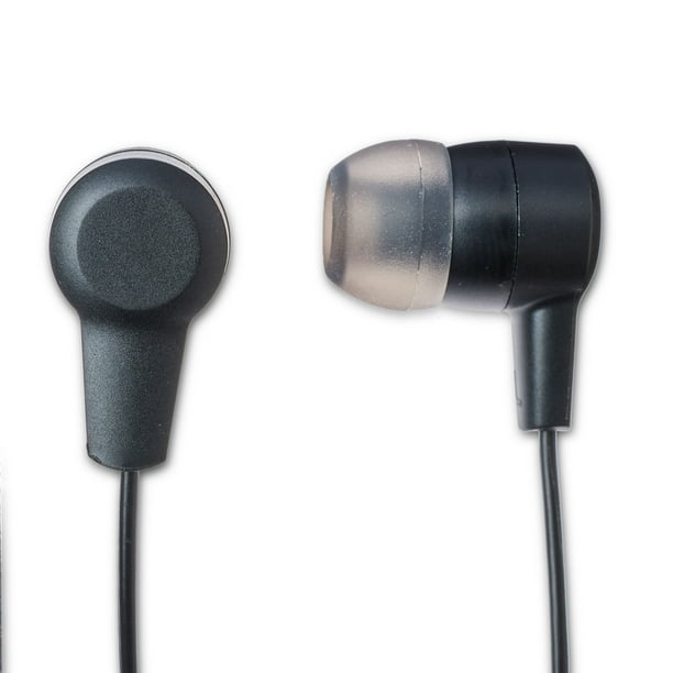Onn Earphones With Mic Black Walmart Com Walmart Com