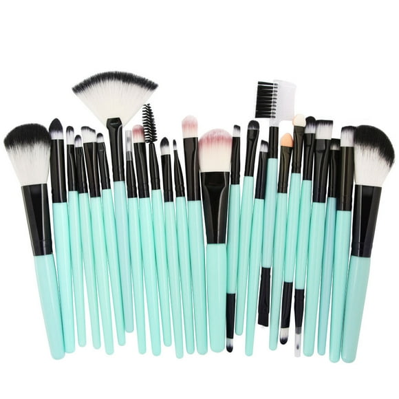 Set of 25 PCS Makeup Brush Kit for Foundation Liquid Cream Blending Powder Eyeshadow Blush Cosmetics Concealer Brushes with Soft & Dense Bristles