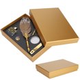thumbnail image 2 of Juego de bolígrafos de caligrafía con pluma de búho, herramientas de escritura vintage con sello de laca marrón oscuro, caja de regalo incluida (SZM), 2 of 10