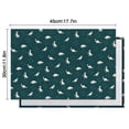 thumbnail image 6 of DarkGreen Dinosaurs Pattern Summer Placemats Table Placemats Set Of 4-Linen Kitchen Washable Placemats Table Mats 11.8"x17.7" Non-Slip Heat Resistant, 6 of 6