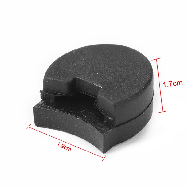 5 uds. Fundas de goma para reposapiés de clarinete, almohadillas protectoras para reposapiés de dedos (negro)
