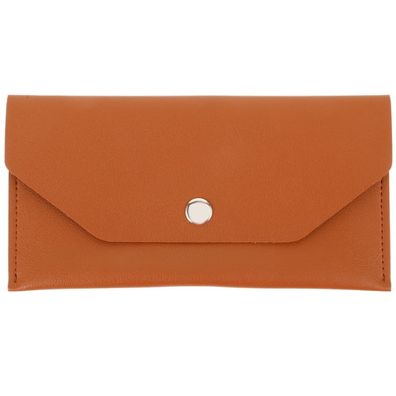 Zehuanyu Outdoor PU Envelope Wallet with Button Closure, Portable Card Holder Pouch for Storage and Travel