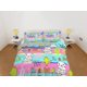 thumbnail image 2 of Llama linda ropa de cama de neón colorido, juego de funda nórdica y funda de almohada, ropa de cama con cremallera,, 2 of 4