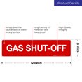 thumbnail image 2 of Gas Shut-Off Sign, Fire Safety Sign,, 2 of 8