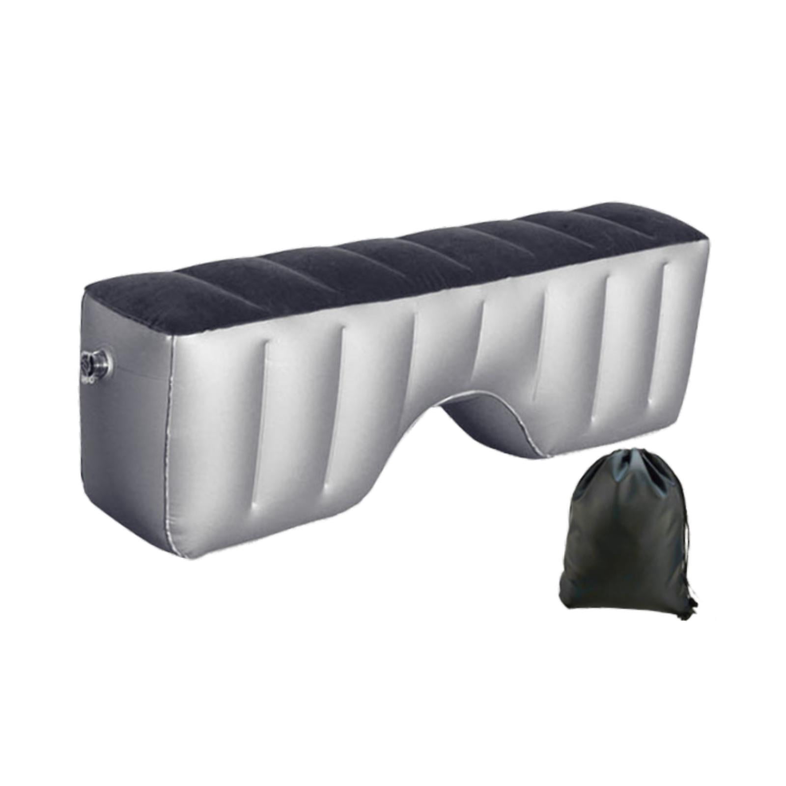 Inflatable Car Air Travel Mattress Back Seat Bed Portable PVC Flocking Sleeping Pad for Family Travel