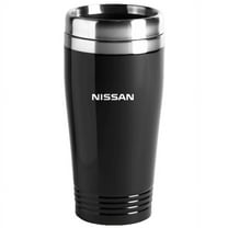 Nissan Logo Black 16oz Stainless Steel Tumbler Travel Mug Official Licensed