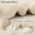 thumbnail image 6 of 6Pairs Womens Casual Cute Ankle Socks Breathable Knit Cotton Warm Soft Frilly Crew Socks, 6 of 7