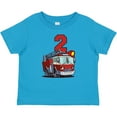 thumbnail image 3 of Inktastic 2nd Birthday Fire Truck Boys or Girls Baby T-Shirt, 3 of 5