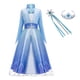 thumbnail image 1 of Vestido de princesa Frozen para niñas, disfraz de reina de las nieves Elsa, ropa para niños, fiesta de Halloween, Carnaval, niños, vestidos de Cosplay de 4 a 12 años, 4 años Gao Jinjia LED, 1 of 2