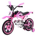 thumbnail image 3 of Bicicleta Entrenadora Niños Aeiou Baj-15005 R16 Motocross Rosa, 3 of 4