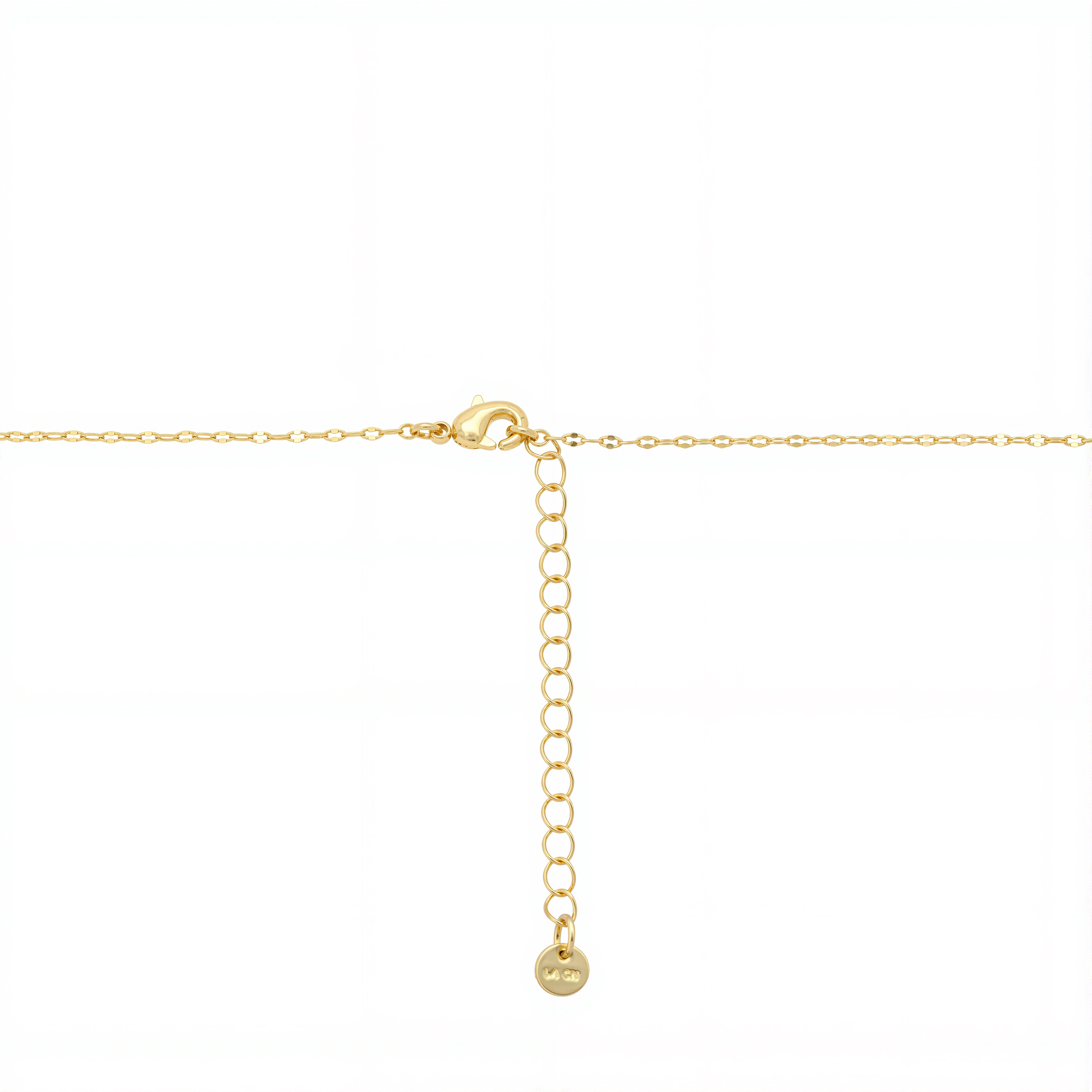 Believe by Brilliance Women's 14Kt Gold Flash Plated Cubic Zirconia and Glass Pearl Love Cluster Charm Necklace