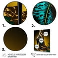 thumbnail image 3 of Designart Black And Gold High Heel Shoe V Canvas Wall Art, 3 of 5