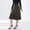 🔥 Green, variant on A-Line High-Waist Patchwork Pleated Skirt Fish-Tail Hem Draped Panels Elastic Back Flattering Silhouette For Work Weekend Photoshoots And Date Night Styling