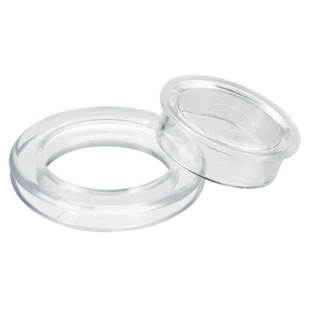 

Uxcell 2 Inch Silicone Standard Size Patio Table Umbrella Hole Ring and Cap Set Clear 4set