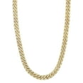 thumbnail image 3 of Iced Out Women Diamond Miami Cuban Link 10K/14K Gold ( 5MM-8.5MM ), 3 of 6