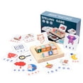 thumbnail image 1 of English Letter Matching Game Wooden Alphabet Blocks Board Learning Toy Spelling Reading Educational Activity For Kids 3 Years Plus, 1 of 9