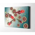 thumbnail image 2 of Toile Matte Oiseaux Cosmiques de 18 x 24 Po par Amrita Sen en Multicolore, 2 of 5
