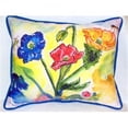 thumbnail image 1 of Betsy Drake ZP513 Bugs et Coquelicots Coussin Intérieur et Extérieur- 20 x 24 Po., 1 of 1