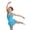 Blue Green, variant on Choomomo Kids Girls Shiny Rhinestone Sleeveless Mesh Splice Figure Ice Skating Dress Gymnastic Skirted Leotard Dancewear Hot Pink 6