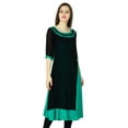thumbnail image 1 of Phagun Designer Kurta Women Ethnic Kurti Top Tunic Rayon & Georgette Dress, 1 of 1