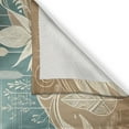 thumbnail image 3 of Ambesonne Lake Kitchen Curtains, Calm Mountains Scenery Botany, 55"x30", Pale Teal Tan and Brown, 3 of 3
