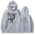 thumbnail image 3 of Tupac-Sudadera con capucha para hombre y mujer, suéter con estampado de rapero Y2k, ropa de calle informal, holgada, de lana, para otoño, 3 of 5