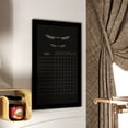thumbnail image 3 of Flash Furniture Canterbury 24" x 36" Black Wall Mount Magnetic Chalkboard Sign with Eraser, Hanging Wall Chalkboard Memo Board for Home, School, or Business, 3 of 12