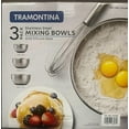 Tramontina 14piece Stainless Steel Mixing Bowl Set with Lids