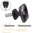 thumbnail image 3 of 4 Pcs Cabinet Handle Drawer Pulls Skeleton Knobs with Screws Square Furniture Office Cabinet Knob Decoration, 3 of 7