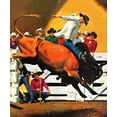 thumbnail image 7 of Marmont Hill Bull Riding by Fred Ludekens Painting Print on Canvas, 7 of 7