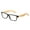 Bamboo Matte Black, variant on Unisex Clear Frames Squared Design Comfortable Stlyish for Women and Men
