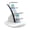 White, variant on Fast Charging Wireless Dock for Controllers Double Port Stable Stand Space Saving Design USB C Cable