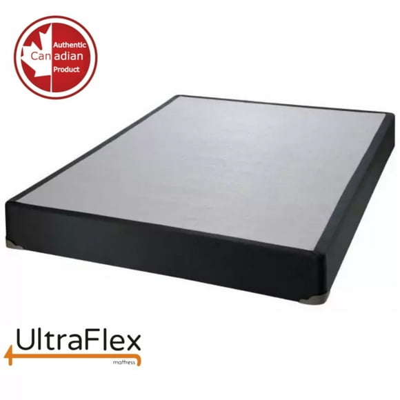 UltraFlex Premium Wood Boxspring Foundation (Base) For Mattress Support (Made in Canada)- Available in Single (Twin), Double (Full) and Queen Size