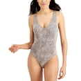 thumbnail image 3 of ALFANI Intimates Beige Bodysuit Pull-On Moderate Back Coverage Tagless Animal Print XL, 3 of 4