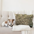 thumbnail image 4 of Ambesonne Feather Throw Pillow Cover 2 Pack, Close up Layout of a Tail, 24", Multicolor, 4 of 7