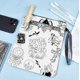 thumbnail image 5 of Fundas para libros, fundas para libros góticas, fundas para libros de bolsillo, fundas de tela lavables con cremallera y bolsillo adicional para amantes de los libros, regalos para compañeros de, 5 of 8