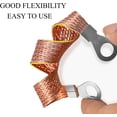 thumbnail image 4 of Braided Engine Ground Strap,Pure Copper Car Grounding Kit with 3/16" Terminals Connectors (7.8" 4PCS), 4 of 9