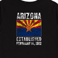 thumbnail image 4 of Inktastic Established February 14, 1912 Arizona Flag Boys or Girls Long Sleeve Toddler T-Shirt, 4 of 5