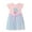 A-Pink Mermaids, variant on Emy Dola 2-7T Ruffle Sleeve Tutu Dress for Little Girls Ribbon Bowknot Mermaid Tulle Dress for Wedding Birthday Party