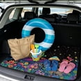thumbnail image 2 of HUISEFOR Car Trunk Mat, Universal Car Trunk Mat 29" x 39", Mushroom Frog Cargo Mat Rear Trunk Liner Scratchproof Non-Slip Universal Fit for Most Vehicle, 2 of 7