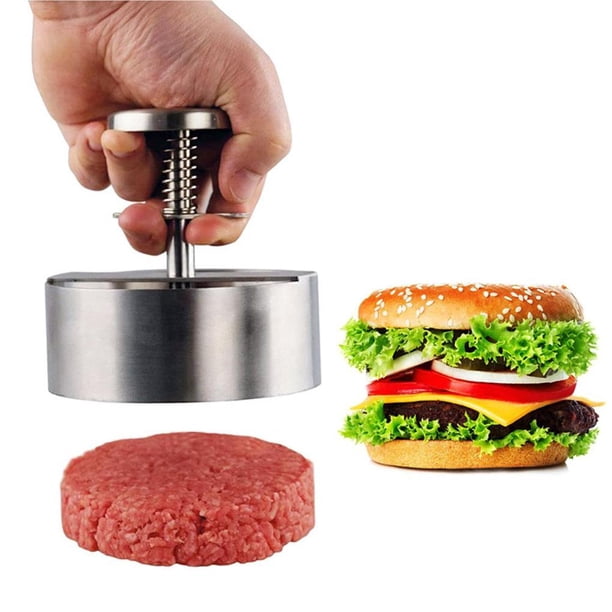 Moyic Prensa para hamburguesas, molde antiadherente para hamburguesas, para hacer hamburguesas rellenas, herramienta de cocina para hamburguesas de Cocina y Comedor Moyic HA035574-00